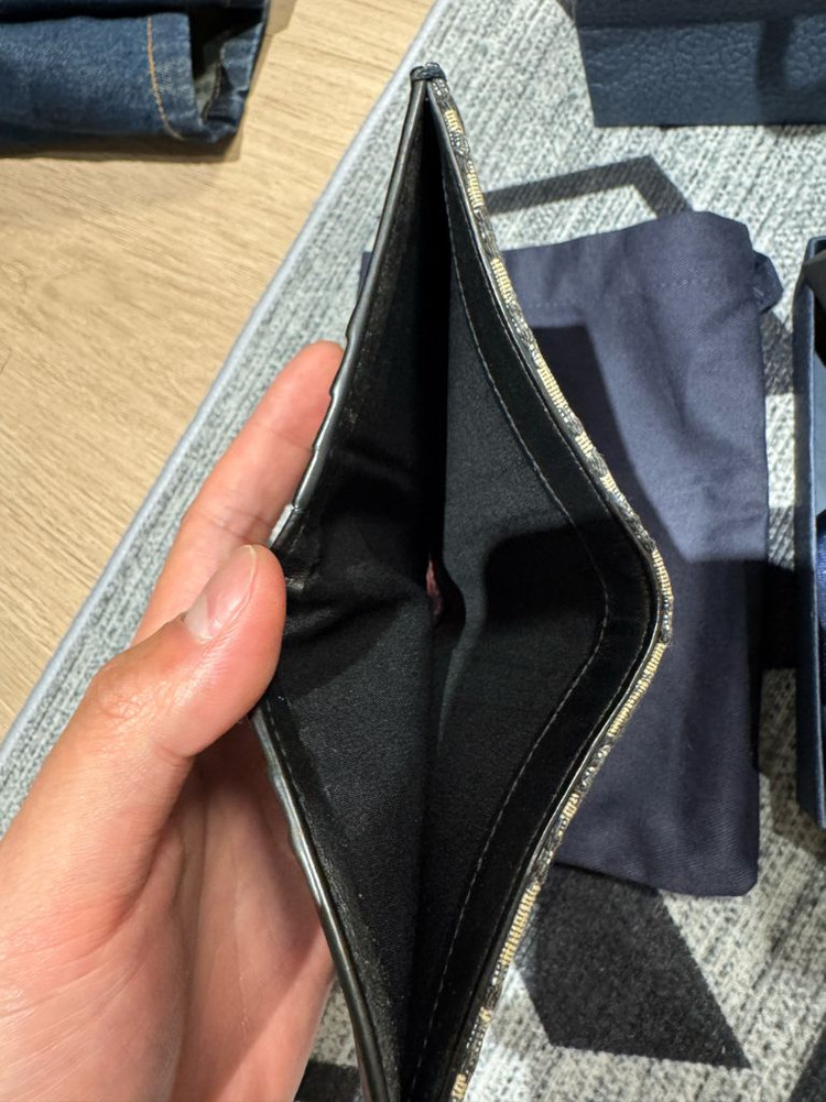 디올 오블리크 버티컬 반지갑 이미지