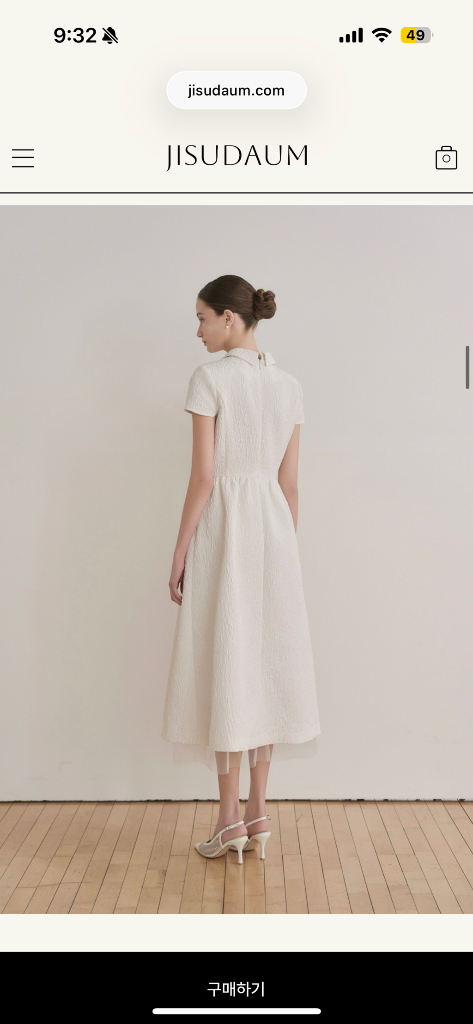지수다움 hommage dress 이미지
