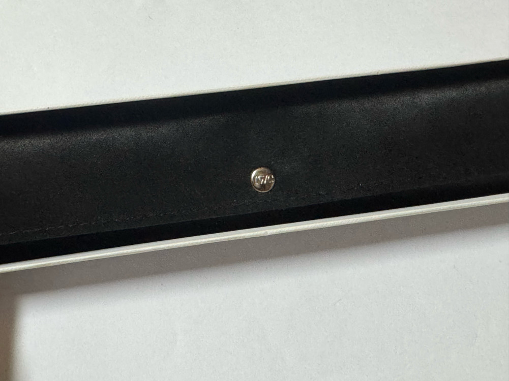 Iwc 마크 블랙 스트랩 핀 버클 20mm 이미지