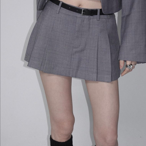 (새상품) 페일제이드 데뮤어 드뮤어 크롭 셋업 스커트 그레이 이미지