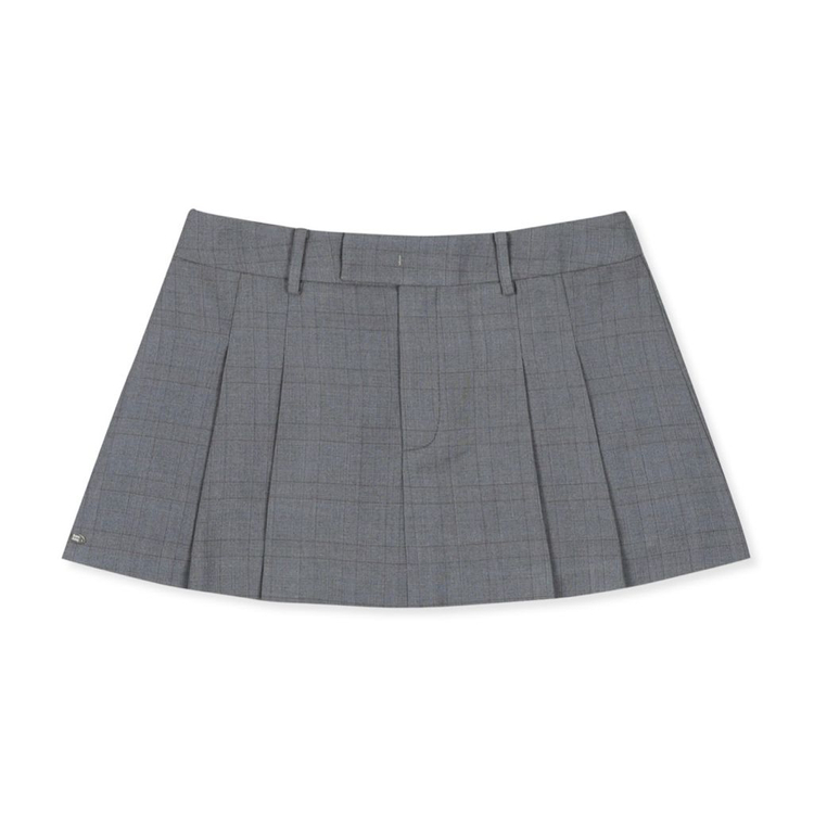 (새상품) 페일제이드 데뮤어 드뮤어 크롭 셋업 스커트 그레이 이미지