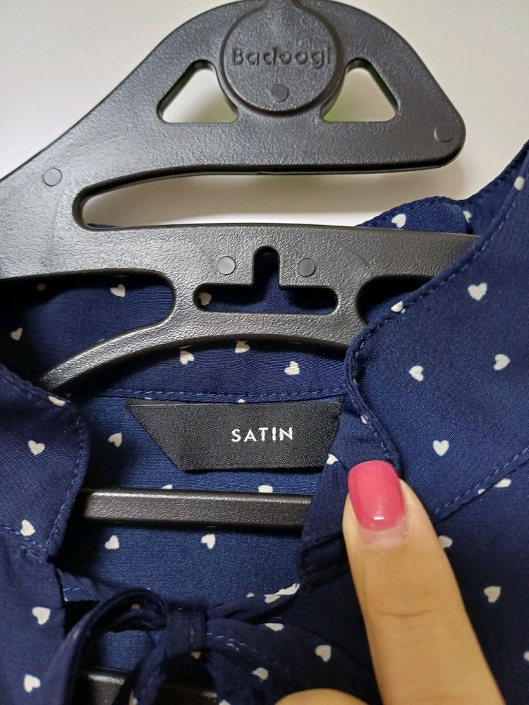 사틴satin 샤틴네이비쉬폰원피스 55 이미지