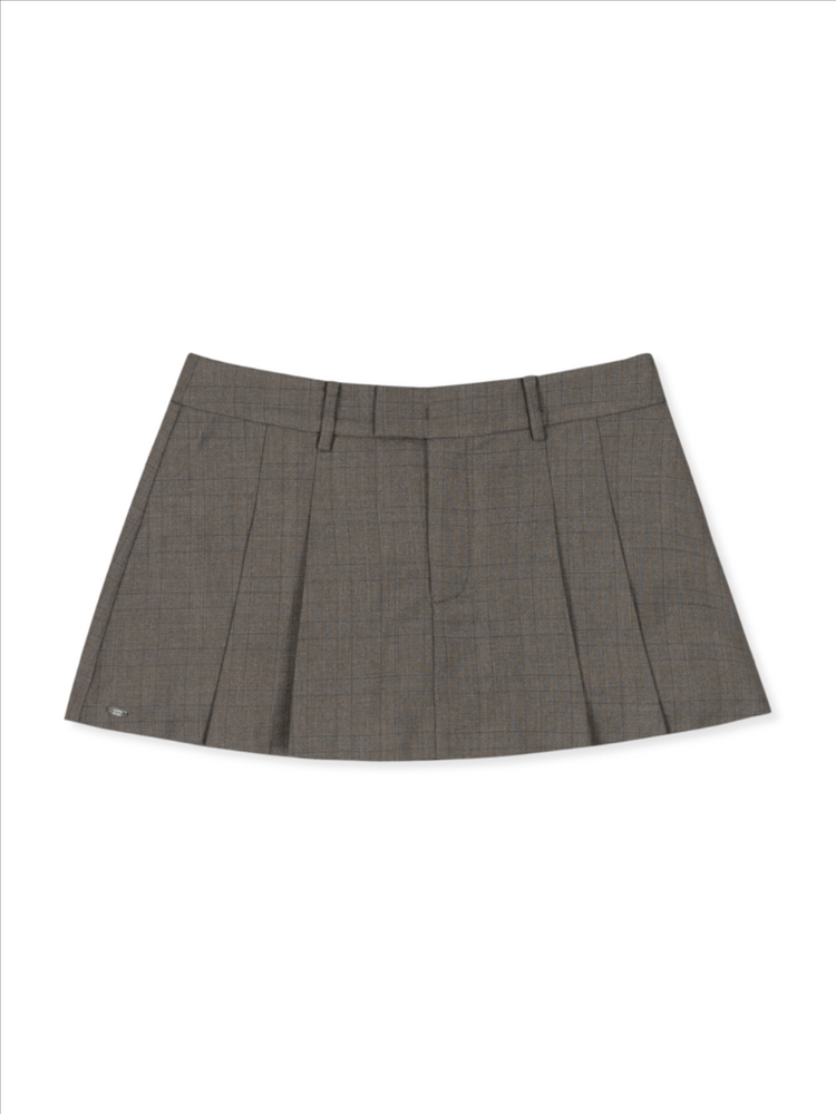 (새상품) 페일제이드 데뮤어 드뮤어 크롭 셋업 스커트 브라운 이미지