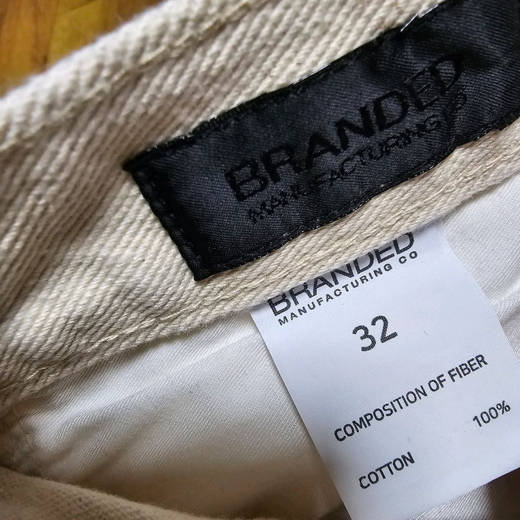 브랜디드 오프화이트데님팬츠31.5인치 (크롭또는170이하님) 이미지