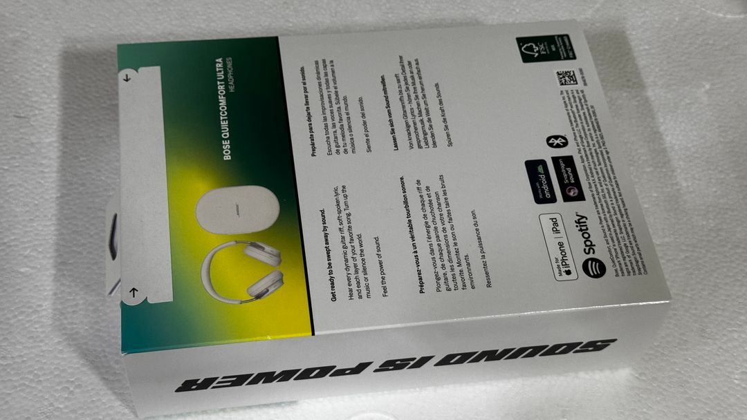 BOSE 보스 QC울트라 블루투스 헤드셋 미개봉 화이트 이미지