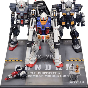 레진 도색작 일괄 퍼스트 1.2.3 호기 건담 세트 이미지