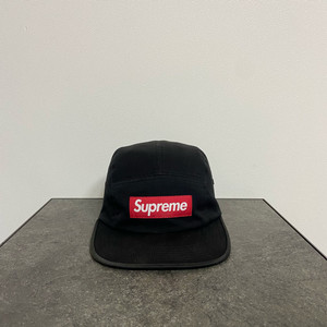 (OS) 슈프림 박스로고 캠프캡 모자 블랙 레드 박스로고 이미지