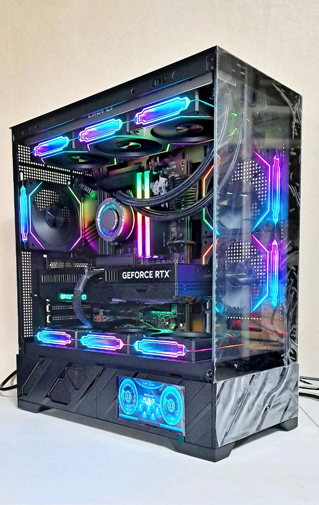 인텔 i9 14900K RTX5080 DDR5 32G SSD 1TB 하이엔드 컴퓨터 데스탑 PC 본체 이미지