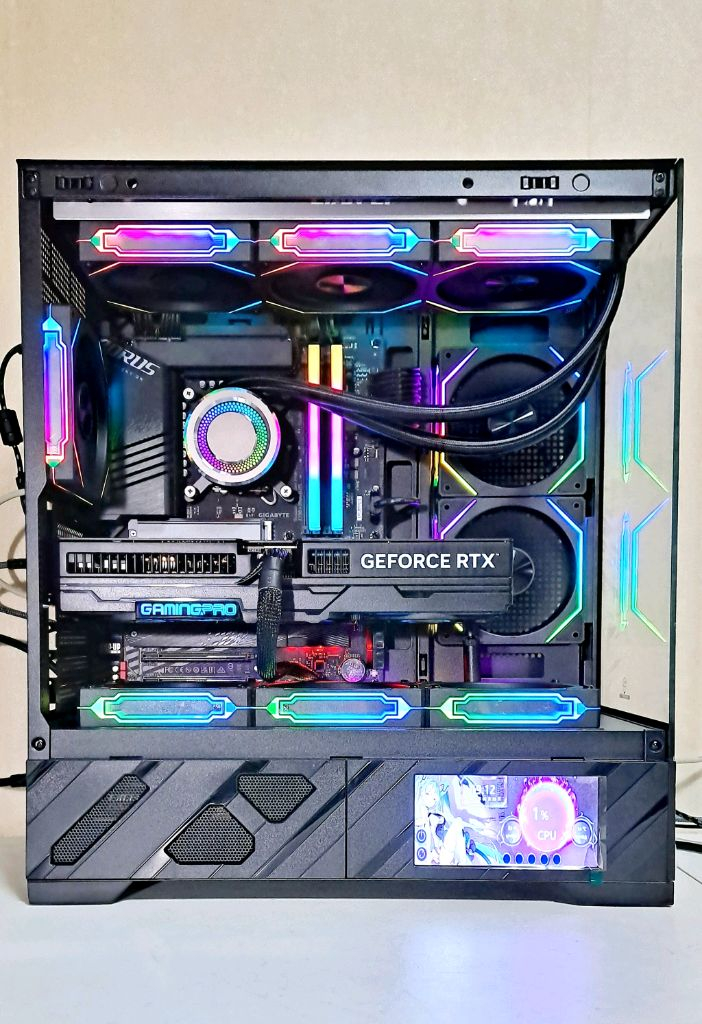 인텔 i9 14900K RTX5080 DDR5 32G SSD 1TB 하이엔드 컴퓨터 데스탑 PC 본체 이미지