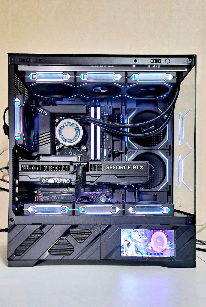 인텔 i9 14900K RTX5080 DDR5 32G SSD 1TB 하이엔드 컴퓨터 데스탑 PC 본체 이미지