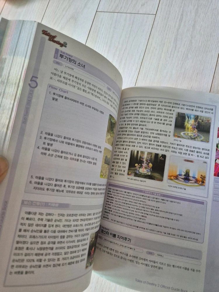 테일즈오브데스티니2 오피셜 가이드북 이미지