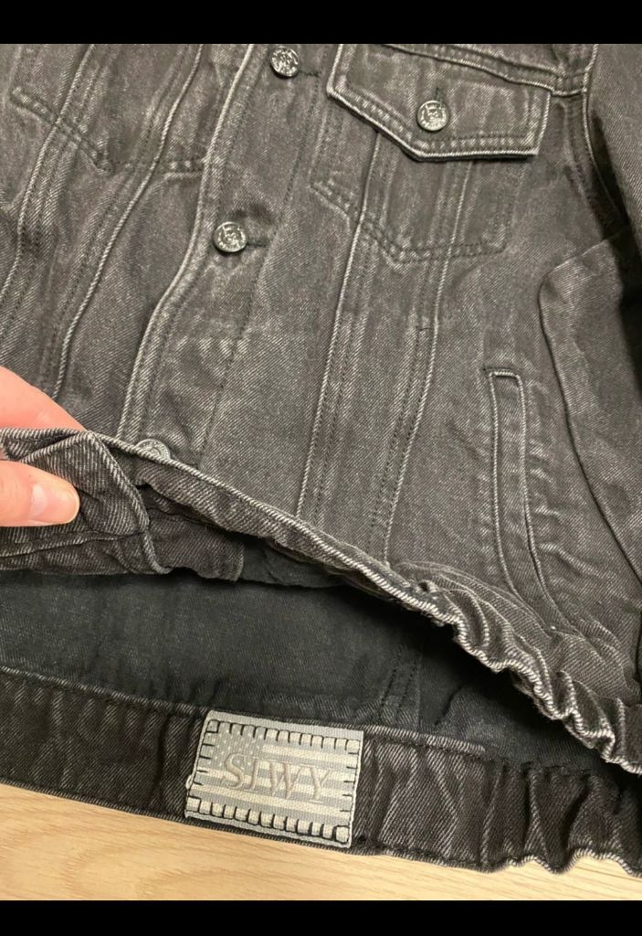 씨위 데님 청자켓 55-66사이즈 정도 이미지
