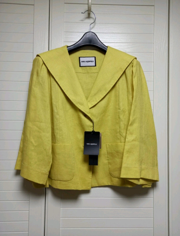 칼라거펠트 프렌치린넨100 재킷(77) ㅡ새상품 이미지