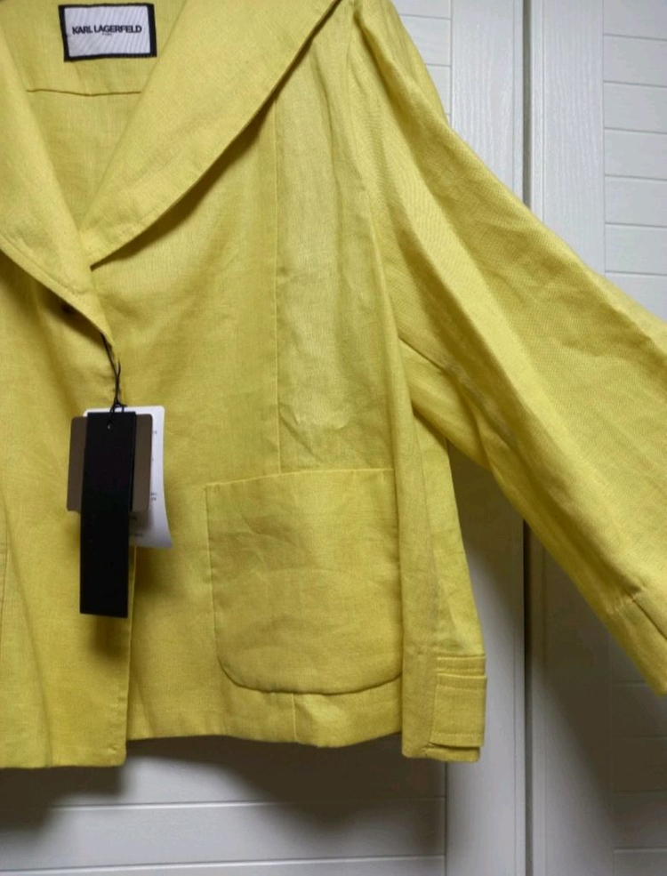 칼라거펠트 프렌치린넨100 재킷(77) ㅡ새상품 이미지