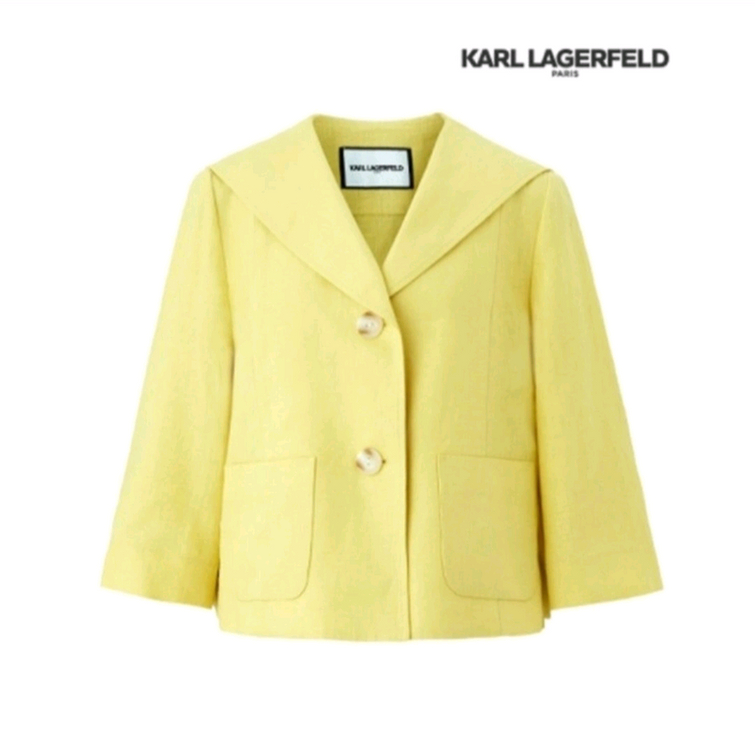 칼라거펠트 프렌치린넨100 재킷(77) ㅡ새상품 이미지