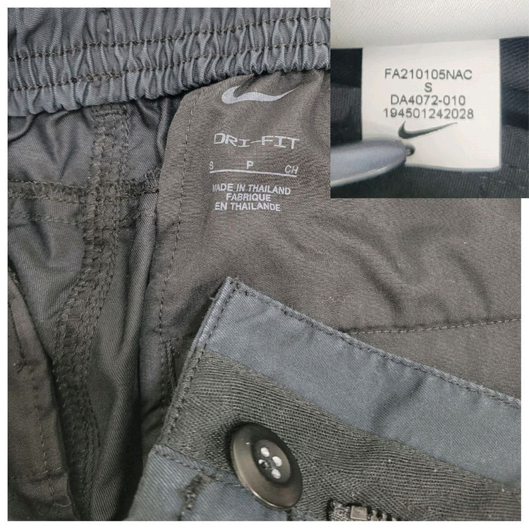 NIKE 21SS 나이키 골프 드라이핏 NGC 뒷밴딩 팬츠 / 남 S 블랙 이미지