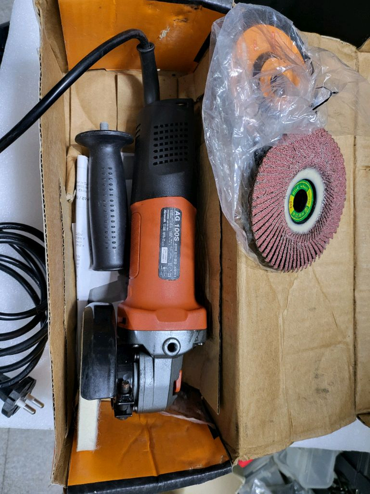 Aimsak AG 100S 4인치 앵글 그라인더 이미지