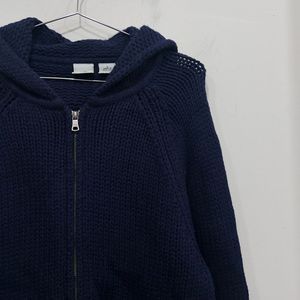 아르마니 익스체인지 래글런 후드 니트집업 이미지