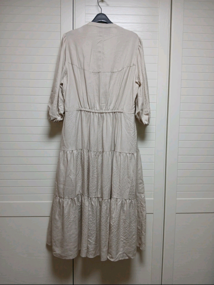 칼라거펠트 린넨 블렌디드 원피스(77) ㅡ새상품 이미지