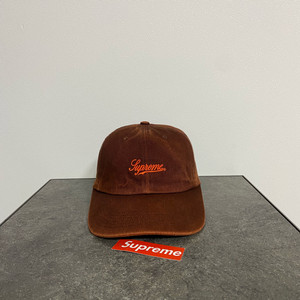 (OS) 슈프림 6패널 볼캡 모자 워시드 트윌 러스트 브라운 이미지