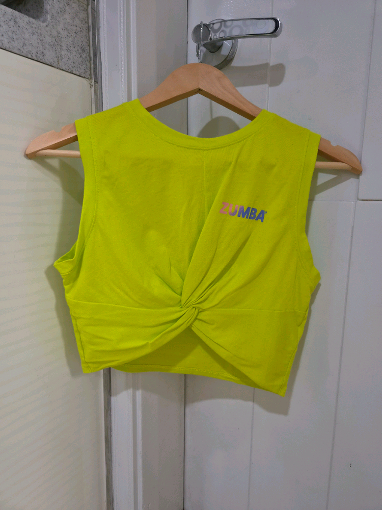 줌바 크롭탑 이미지