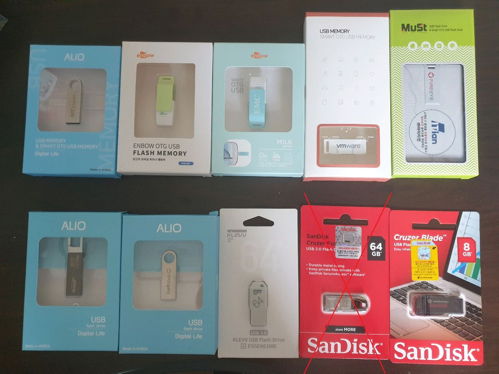 로지텍 무선 콤보, 블루투스 키보드, 무선 마우스, 마우스 패드, USB메모리 판매 (미사용품) 이미지