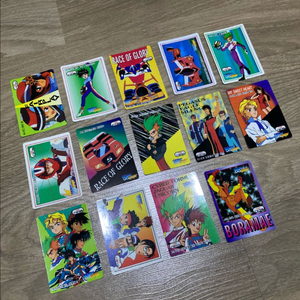 90년대 영광의레이서 사이버포뮬러 카드 14장 (미사용) 이미지