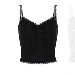 (포장째새상품) 페일제이드 자가드 레이스나시 블랙 이미지