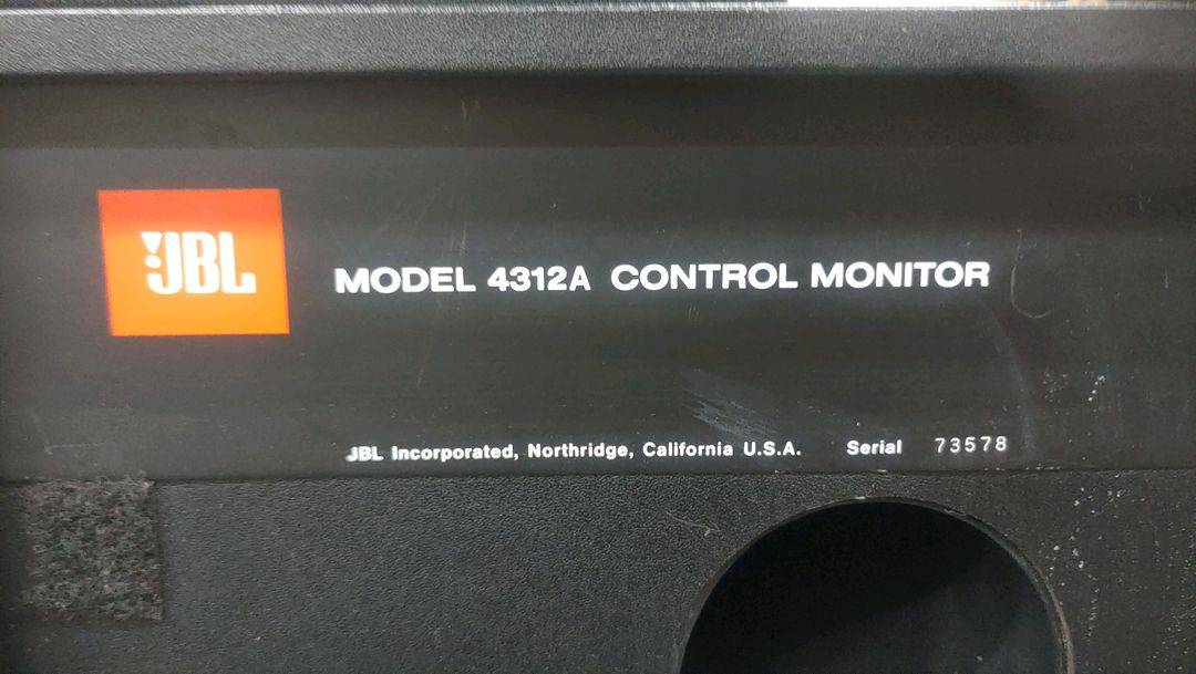 JBL 4312A 스피커& 몽돌 스탠드 이미지