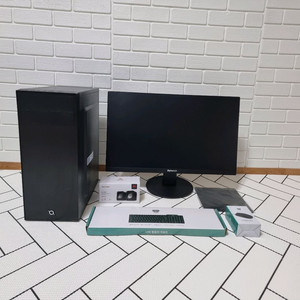 사무용 컴퓨터 세트 팝니다 PC세트 .피시.업무.유튜브.게임용 이미지