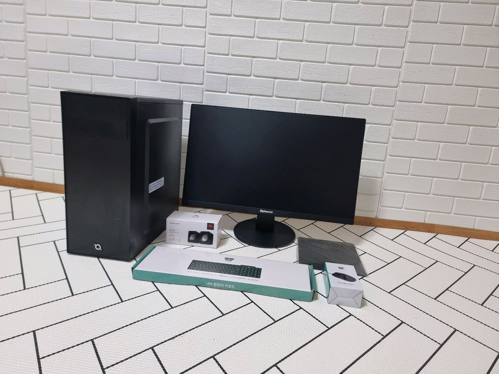 사무용 컴퓨터 세트 팝니다 PC세트 .피시.업무.유튜브.게임용 이미지