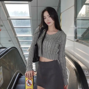 (새상품) 페일제이드 스탠다드 에이라인 스커트 챠콜 차콜 2 이미지