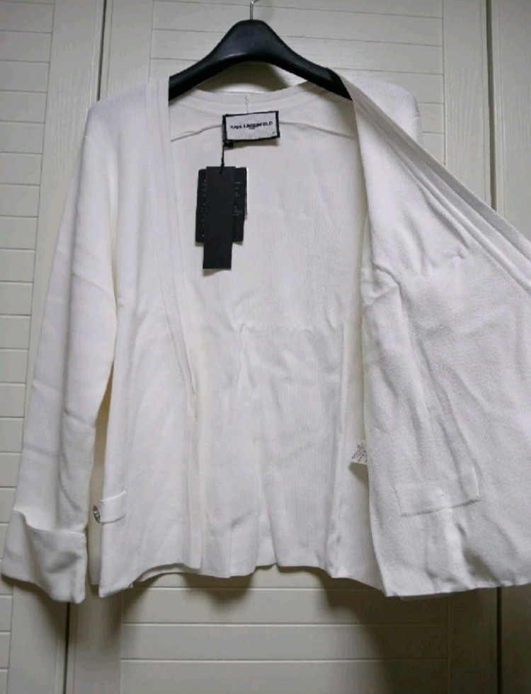 칼라거펠트 니트 세트(이너탑 + 가디건) 77 ㅡ새상품 이미지