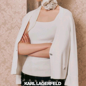 칼라거펠트 니트 세트(이너탑 + 가디건) 77 ㅡ새상품 이미지