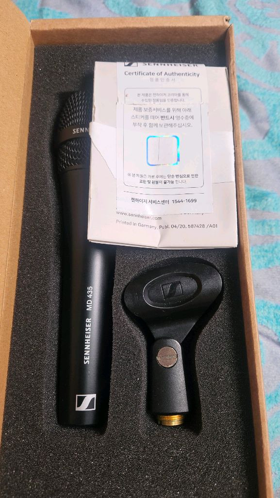 젠하이져 다이나믹 md435 이미지