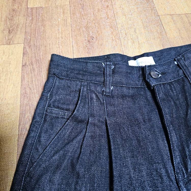 포트너스 와이드 블랙데님팬츠29인치 새것 이미지