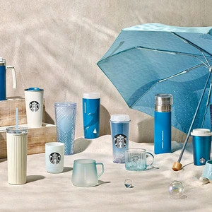 스타벅스 돌고래 양우산 이미지