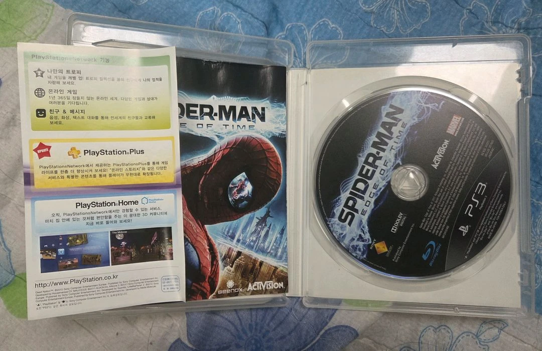 ps3 스파이더맨 엣지 오브 타임 정발판 - 안심되는 중고거래 2