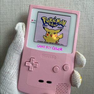 닌텐도 게임보이 컬러 핑크 OLED USB C 이미지