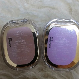아멜리 스윗다이아 158코랄베이지 522퍼플엔젤티얼스 일괄 이미지