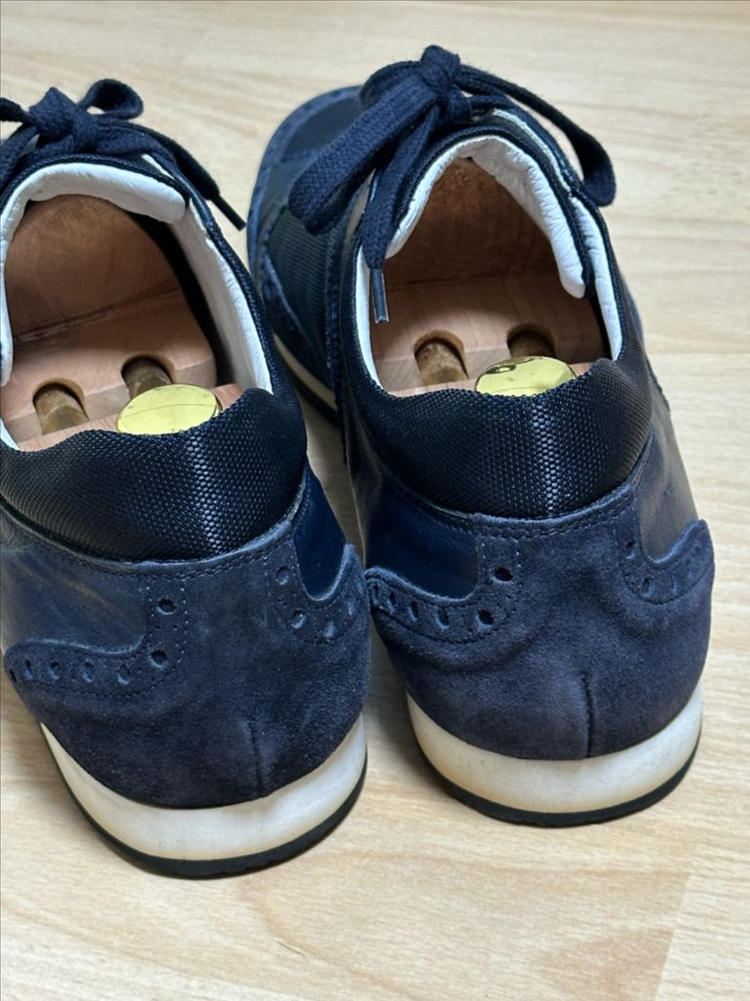 카날리 네이비 스웨이드/메쉬 스니커즈 43 이미지