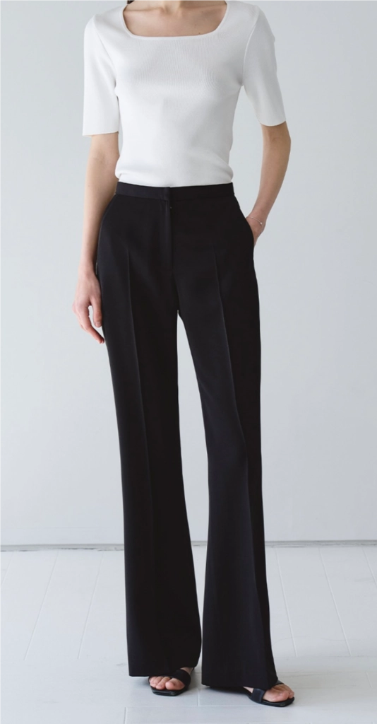 하와 마레아 썸머 부츠컷 슬랙스 블랙 롱 S 2회착용 1.5cm수선 이미지