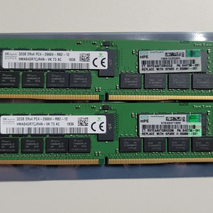 SK HYNIX ECC DDR4 32gb x 2 하이닉스 이미지