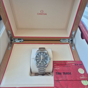 오메가 씨마스터 아쿠아테라 38mm 그레이 풀박스 이미지
