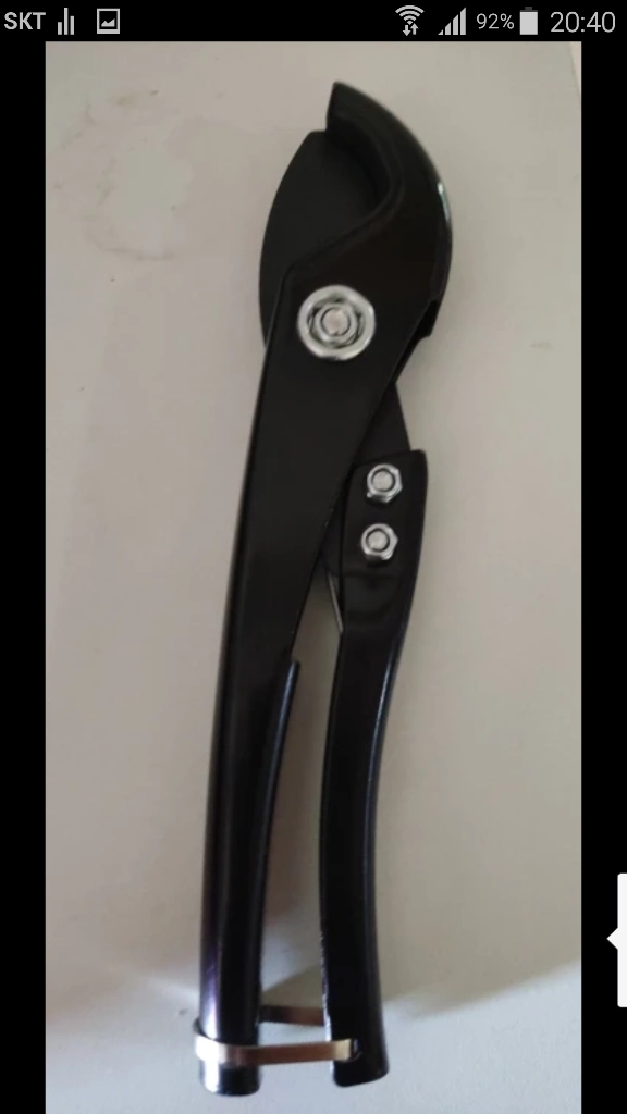 파이프 절단기 커팅기 PVC 호스 플라스틱 엑셀 보일러 이미지
