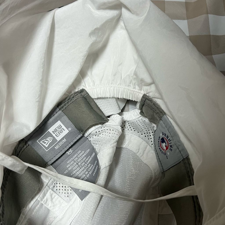 뉴에라 뉴욕양키스 그늘막 벙거지 M 모지 벙거지 썬캡 화이트 골프 덮개 이미지