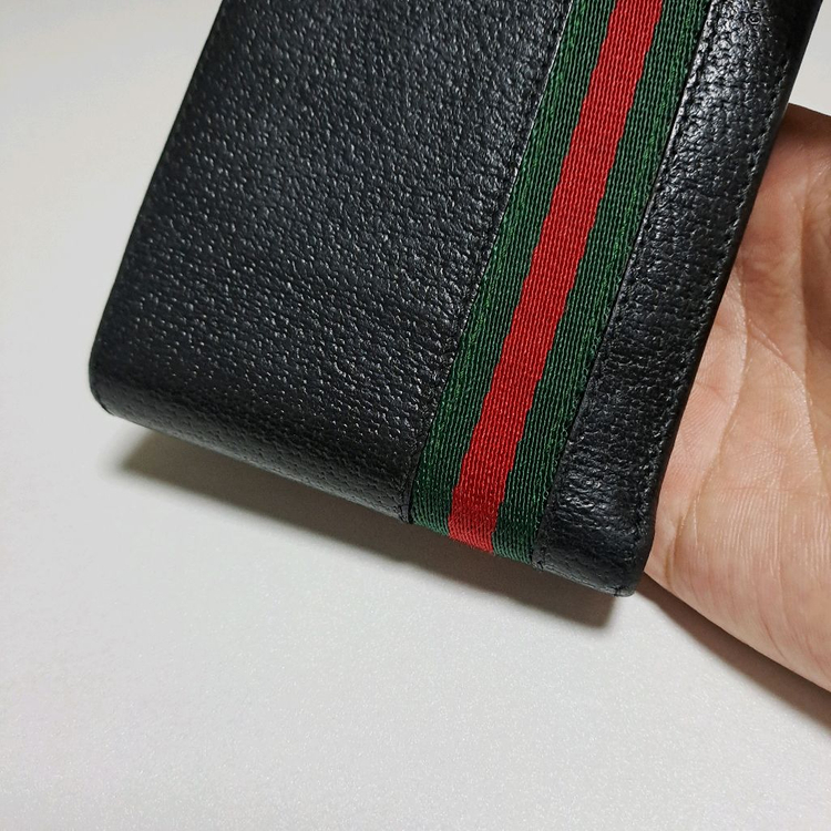 [100%/정품] 구찌 오피디아 시그니처 웹 스트라이프 반지갑, 구찌지갑,구찌반지갑 이미지