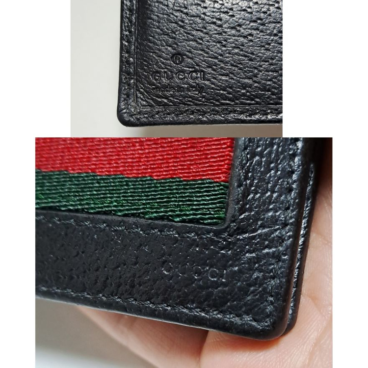 [100%/정품] 구찌 오피디아 시그니처 웹 스트라이프 반지갑, 구찌지갑,구찌반지갑 이미지