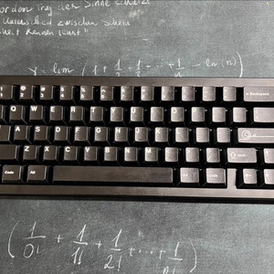 쉘비65 블랙 커스텀 키보드 이미지