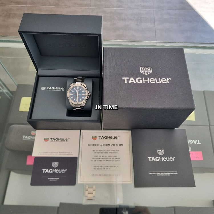 태그호이어 아쿠아레이서 300 쿼츠 청판 41mm WBD1112(2022년식) 이미지